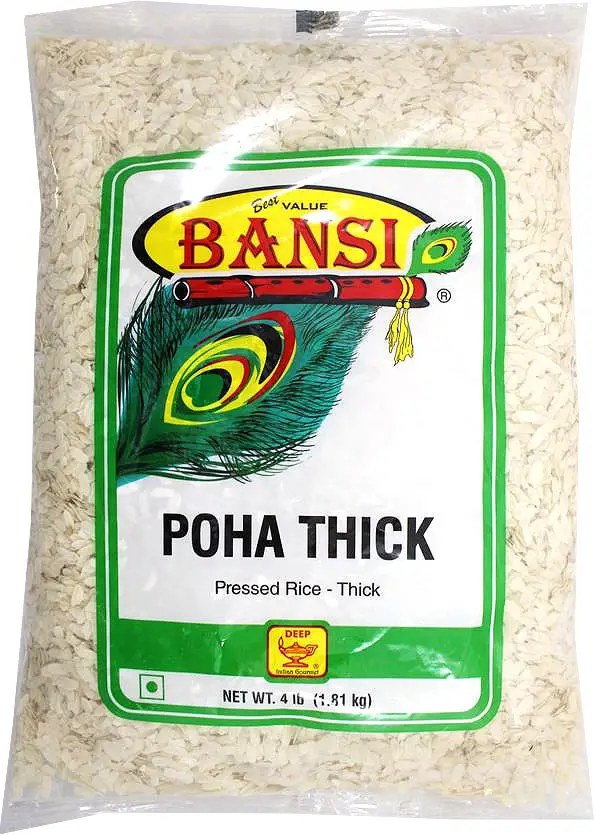 Bansi Poha Thick - Pressed Rice Thick 4Lbs