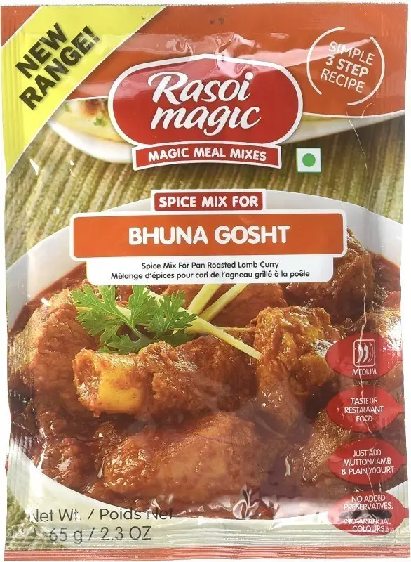 Rasoi Magic Bhuna Gosht Spice Mix 65Gm