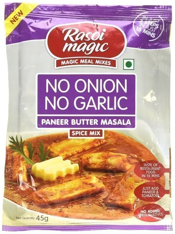 Rasoi Magic Paneer Butter Masala Mix - No Onion  No Garlic 50Gm