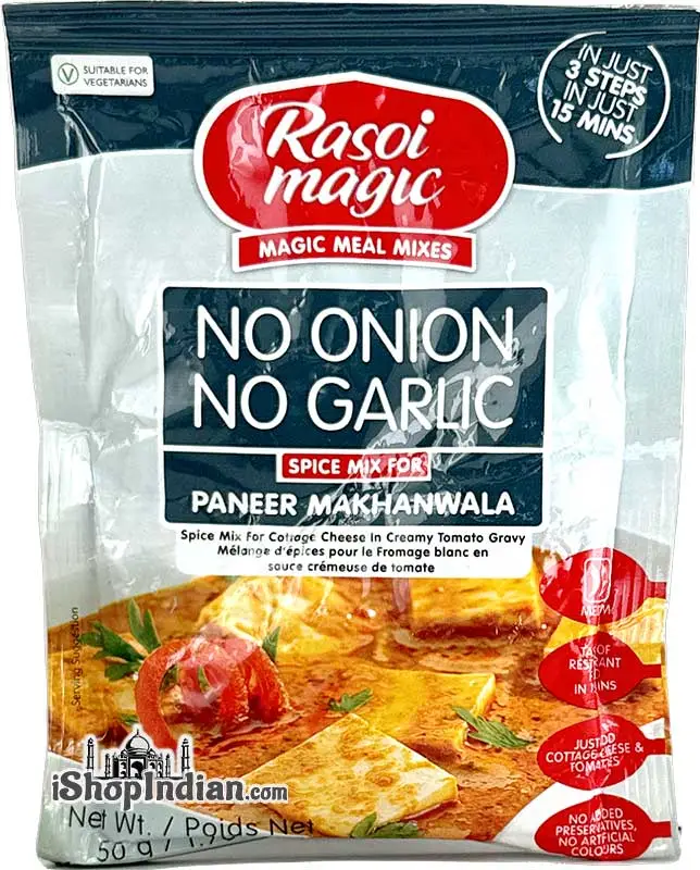 Rasoi Magic Paneer Makhanwala Spice Mix - No Onion  No Garlic 50Gm