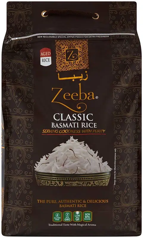 Zeeba Classic Basmati Rice 10Lbs