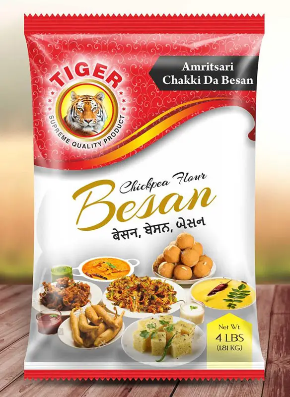 Tiger Amritsari Chakki Da Besan (chickpea Flour) 1Pack