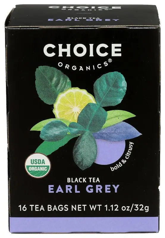 Choice Organics Earl Grey Black Tea 16Bag