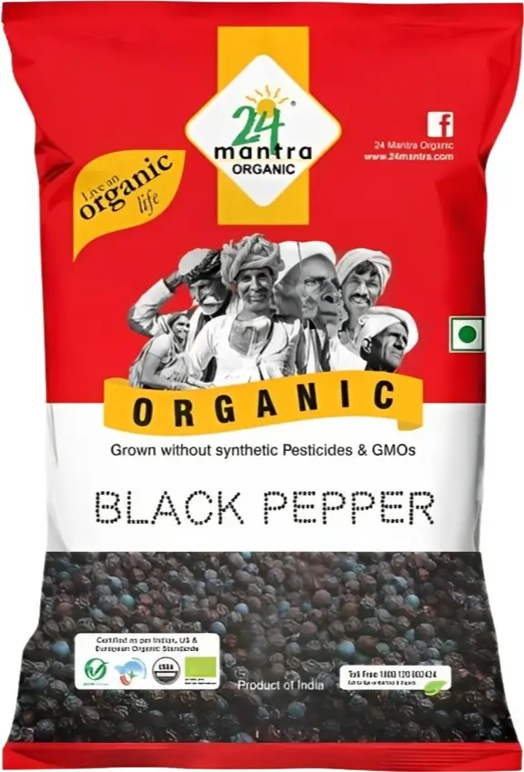 24 Mantra Organic Black Pepper Whole 1Pack