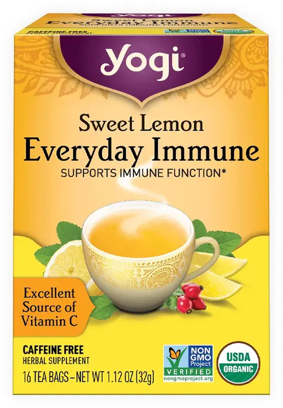 Yogi Sweet Lemon Everyday Immune Tea 1Pack