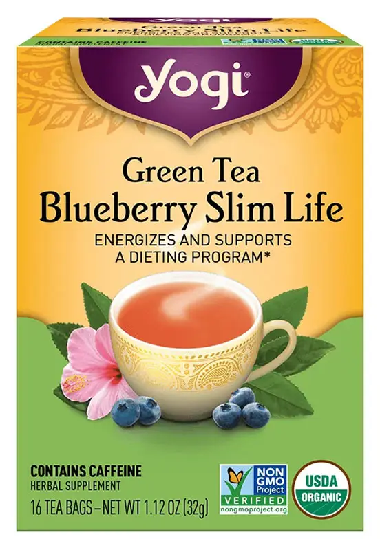 Yogi Green Tea - Blueberry Slim Life Tea 1Pack