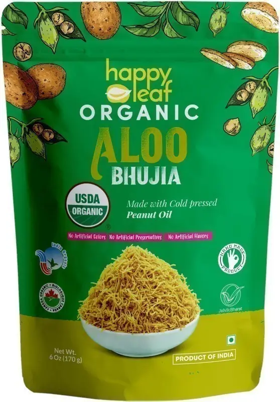 Happy Leaf Organic Aloo Bhujia 1Pack