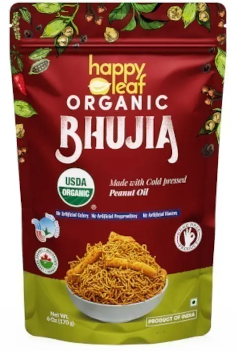 Happy Leaf Organic Bhujia 1Pack