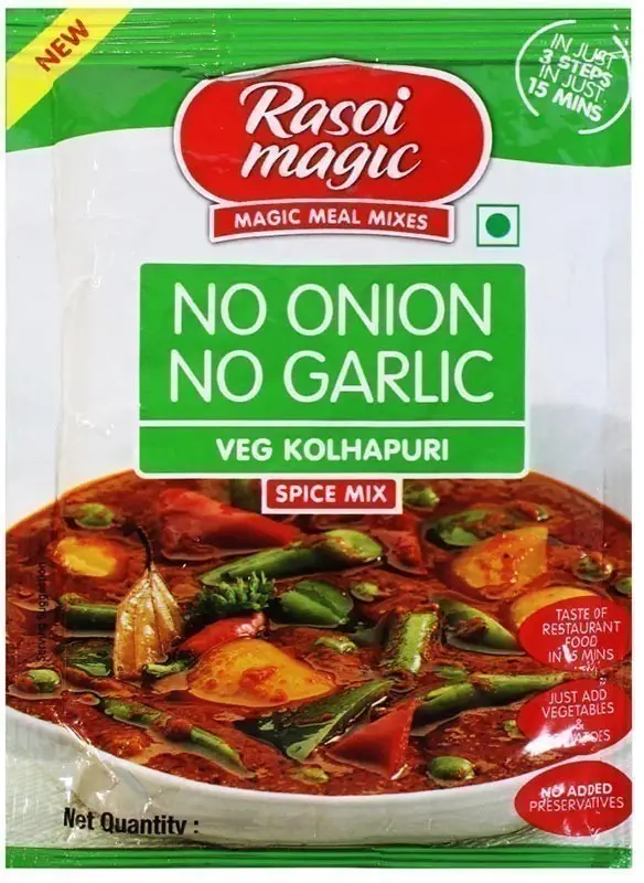 Rasoi Magic Veg Kolhapuri Spice Mix - No Onion  No Garlic 50Gm