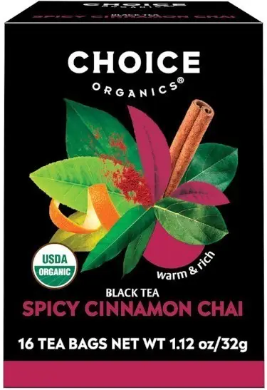 Choice Organics Spicy Cinnamon Chai - 16Bag