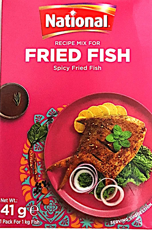 National Fish Fried Recipe Mix 50Gm