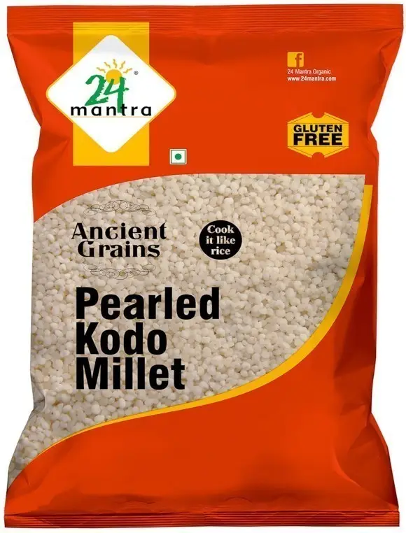24 Mantra Ancient Grains Pearled Kodo Millet 2.2Lbs