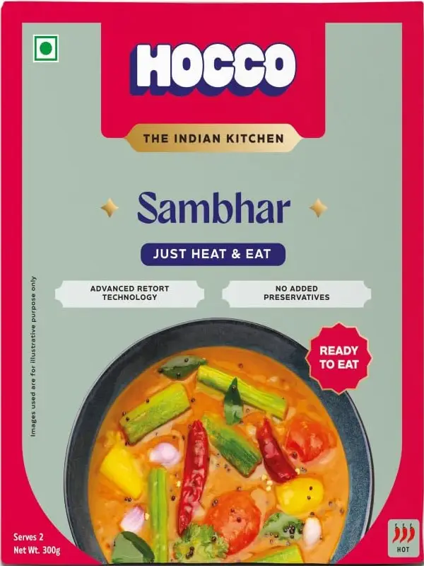Hocco Sambhar (ready-to-eat) 1Pack