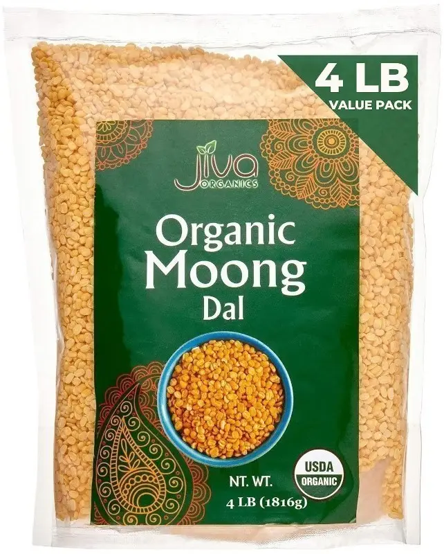 Jiva Organics Moong Dal 4Lbs