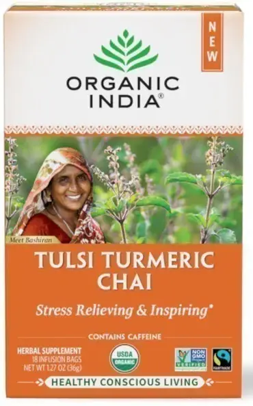 Organic India Tulsi Turmeric Chai 1Pack