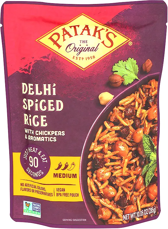 Patak's Delhi Spiced Rice (ready-to-eat) 1Pack