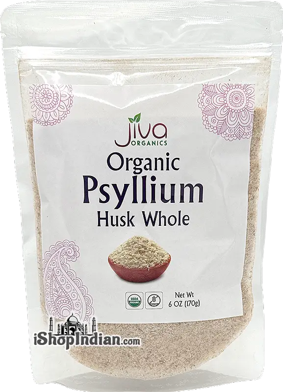 Jiva Organics Psyllium Husk Whole (isabghol) 1Pack