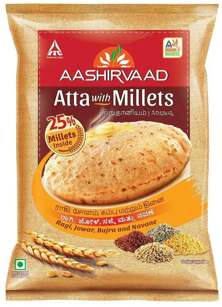 Aashirvaad Atta With Millets 10Lbs
