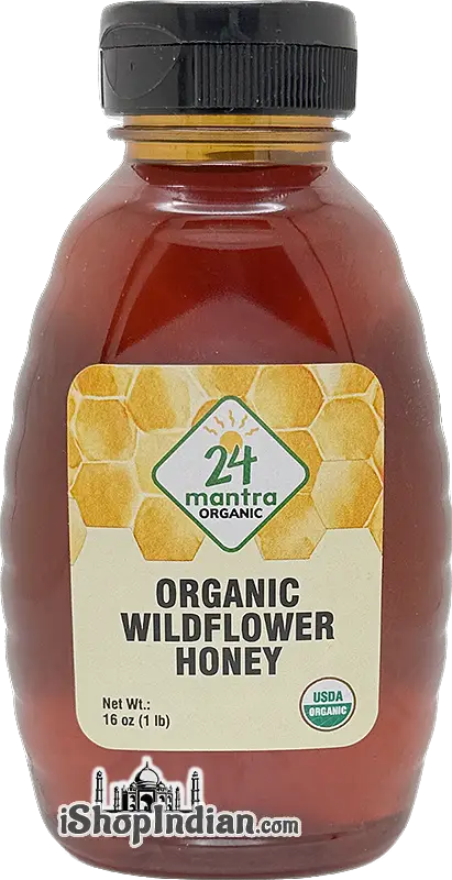 24 Mantra Organic Wild Flower Honey 250Gm