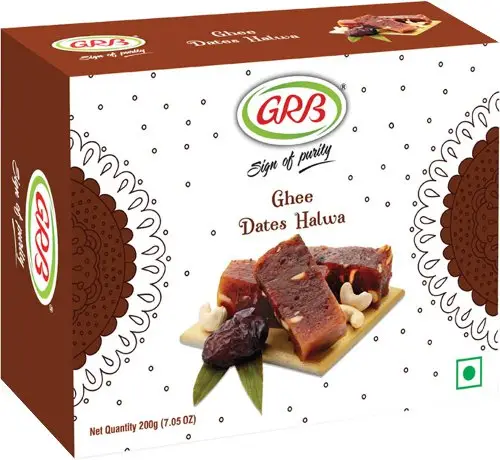 Grb Dates Halwa - Ghee 200Gm