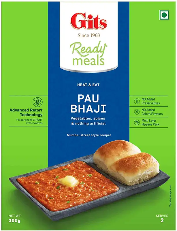 Gits Pau Bhaji (ready-to-eat) 300Gm