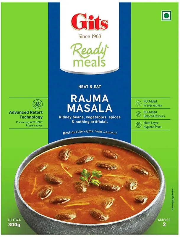 Gits Rajma Masala (ready-to-eat) 300Gm
