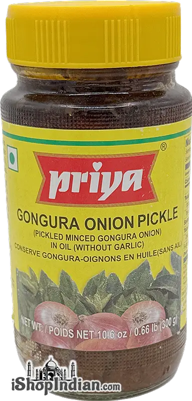 Priya Gongura Onion Pickle Without Garlic 300Gm