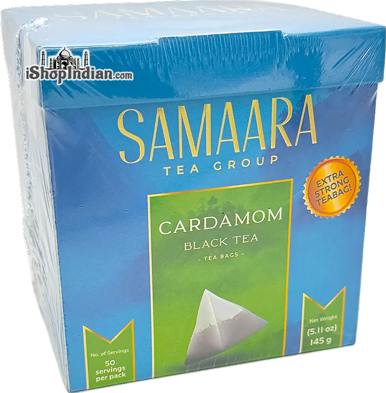 Samaara Cardamom Black Tea Bags 50Count