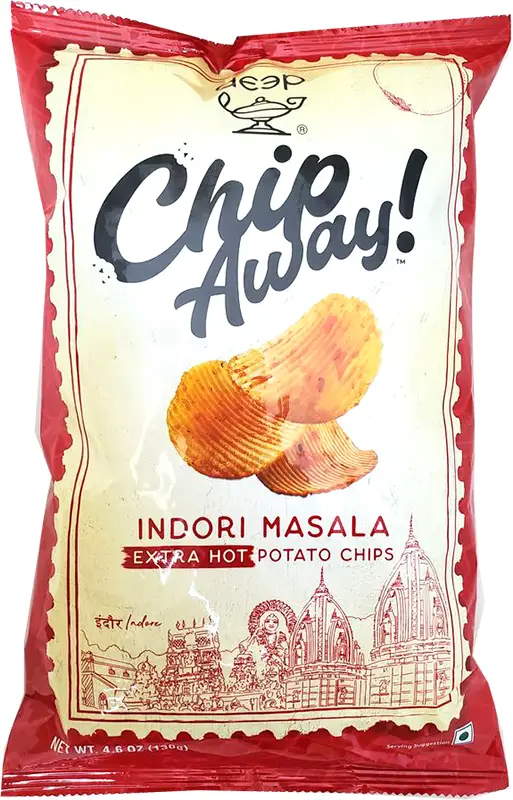 Deep Chip Away - Indori Masala Potato Chips (extra Hot) 1Pack