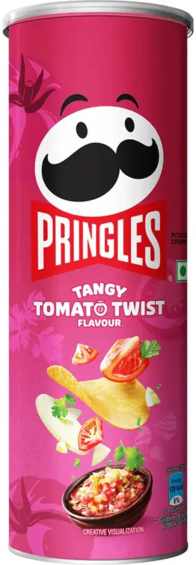 Pringles Tangy Tomato Twist Potato Crisps (india) 1Pack