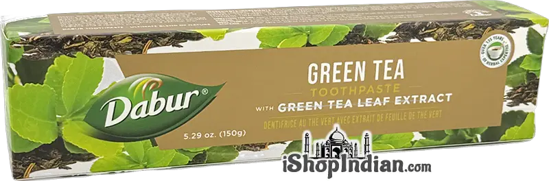Dabur Green Tea Toothpaste With Green Tea Leaf Extract 150Gm