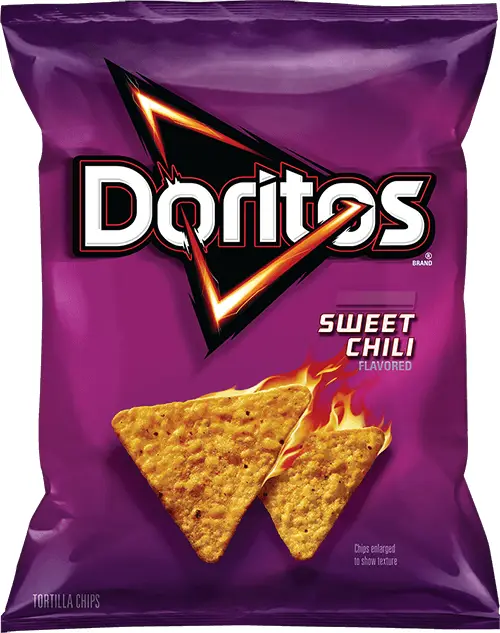 Doritos Sweet Chilli Flavour Corn Chips (india) 50Gm