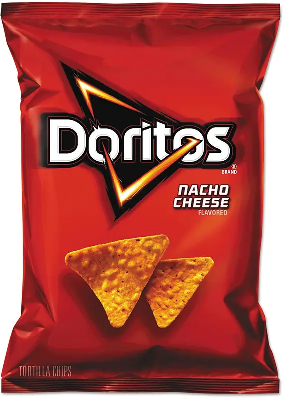 Doritos Nacho Cheese Flavour Corn Chips (india) 44Gm