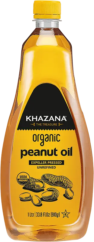Khazana Organic Peanut Oil (unrefined) 1Ltr