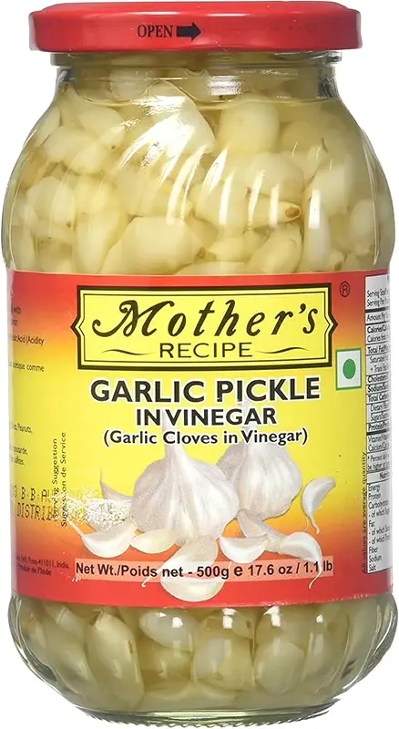 Mother's Recipe Garlic Pickle In Vinegar 500Gm