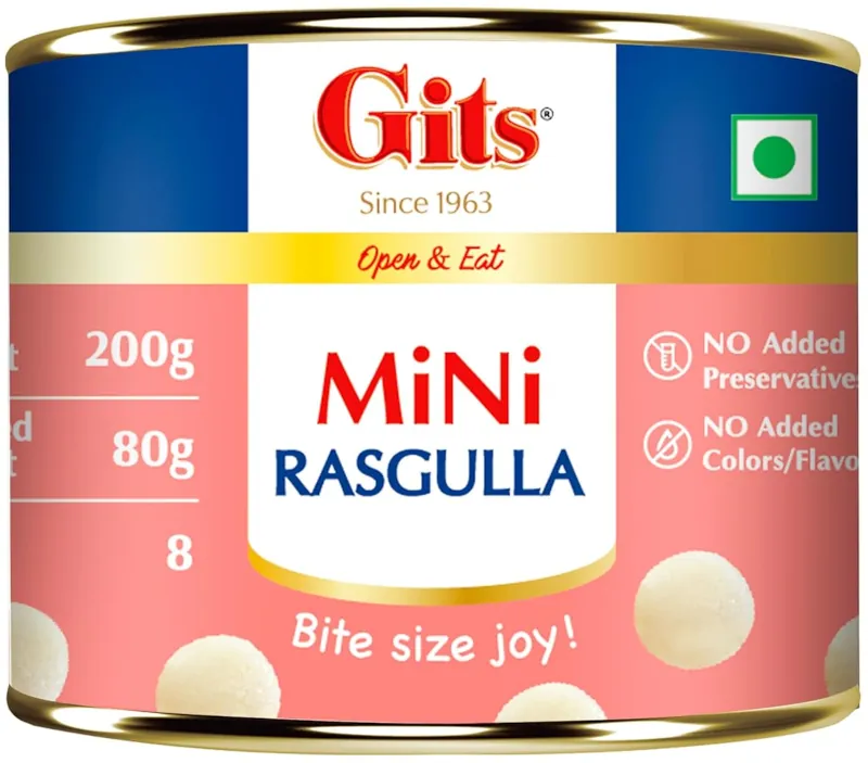 Gits Mini Rasgulla 200Gm