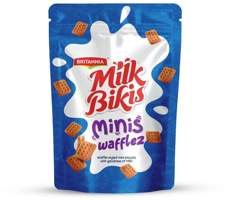 Britannia Milk Bikis - Minis Wafflez 1Pack