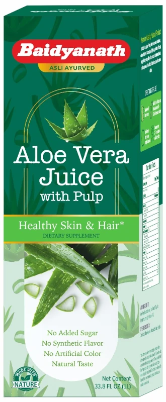 Badiyanath Aloe Vera Juice With Pulp (healthy Skin & Hair) 1Pack