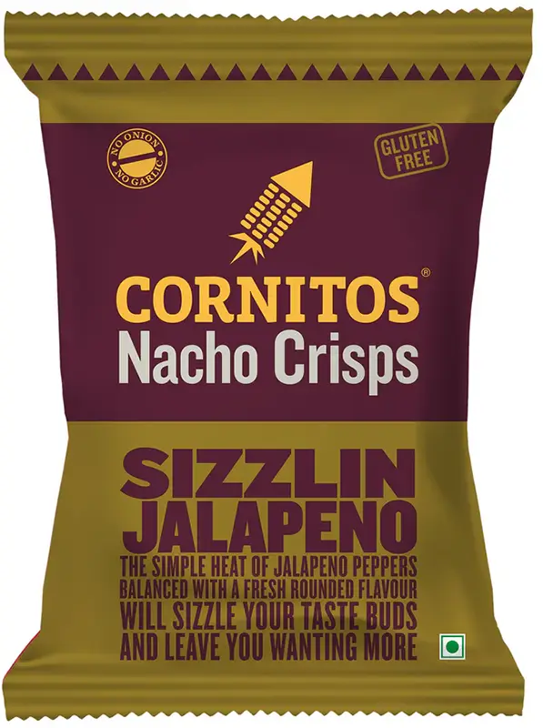 Cornitos Nacho Crisps -  Sizzlin Jalapeno 55Gm