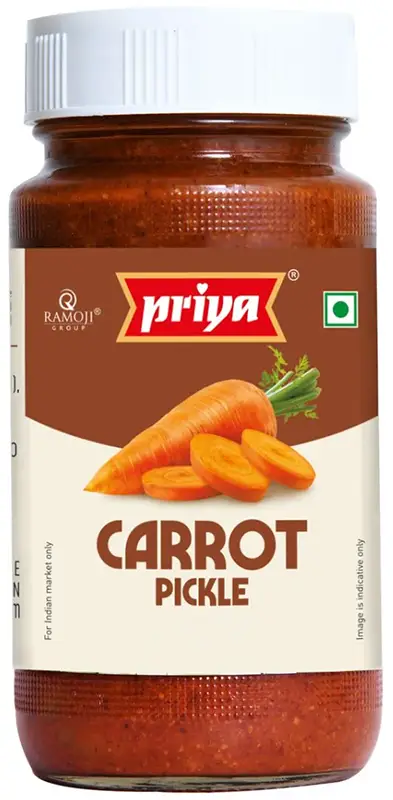 Priya Carrot Pickle With Garlic 1Pack