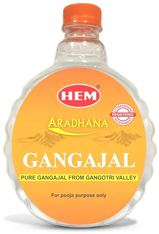 Hem Aradhana Gangajal (purified Ganges Water) 500Ml
