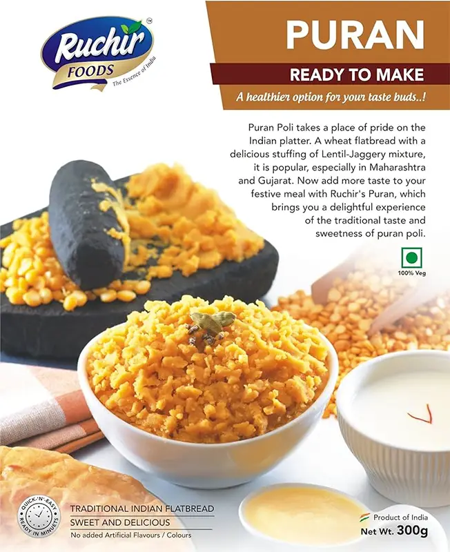 Ruchir Foods Puran (ready To Make) 1Pack