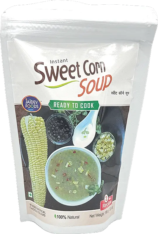 Jaidev Foods Instant Sweet Corn Soup - Ready To Cook 1Pack