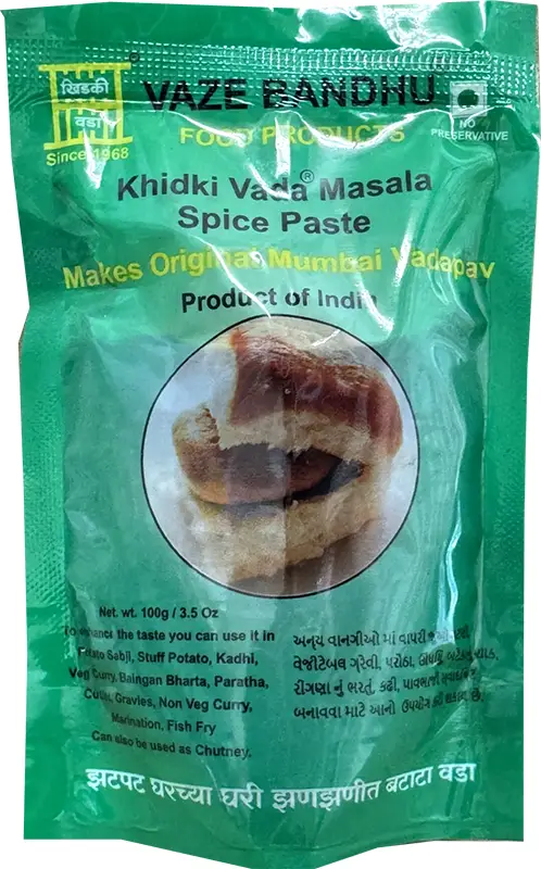 Vaze Bandhu Khidki Vada Masala 100Gm