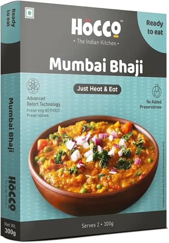 Hocco Mumbai Bhaji (ready-to-eat) 1Pack