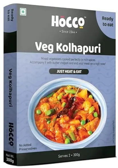 Hocco Veg Kolhapuri (ready-to-eat) 1Pack