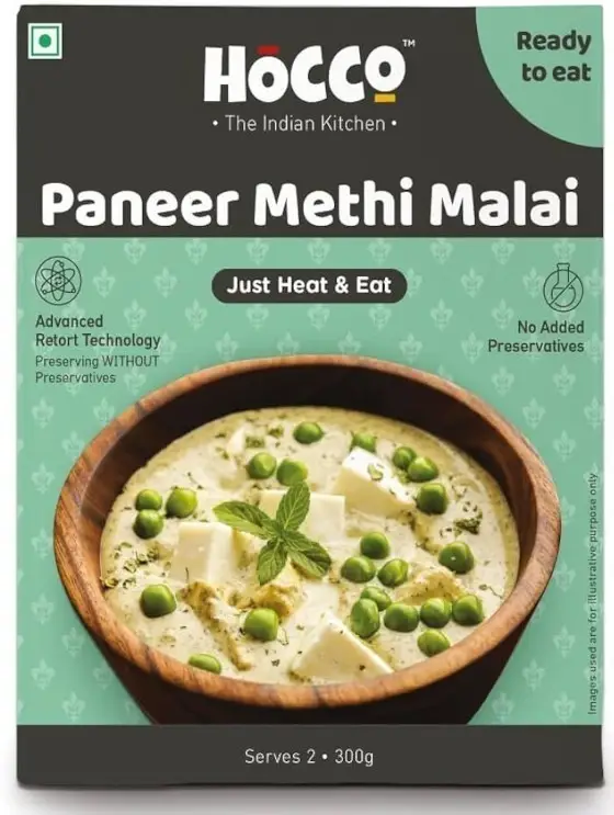 Hocco Paneer Methi Malai (ready-to-eat) 1Pack