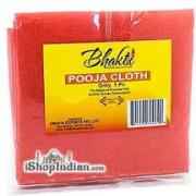 Bhakti Pooja Cloth - Orange 1Each