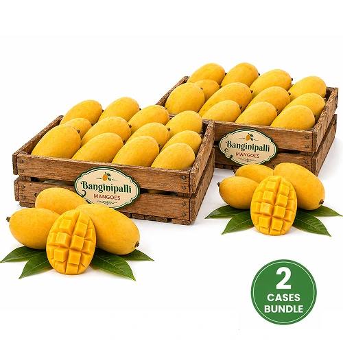 Fresh Banganapalli Mango 2 Case 16-20 Pcs 