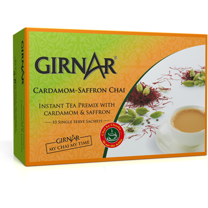 Girnar Instant Cardamom Saffron Chai Milk Tea
